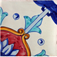 Azulejo 02AS-CRISANTEMO15AZ