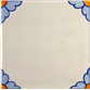 Azulejo 02AS-FLOR15AZ