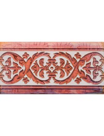 Sevillian relief copper tile MZ-026-91