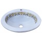 Lavabo ovalado con agujero