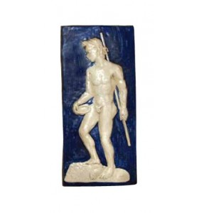 Placa griega hombre
