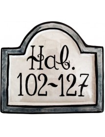 Placa medio punto pequeña
