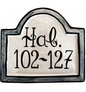 Placa medio punto pequeña