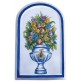 Placa flores
