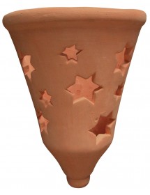 Aplique vaso estrellas