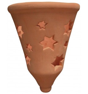 Aplique vaso estrellas