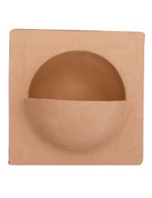 Maceta de pared media bola