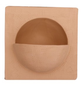 Maceta de pared media bola