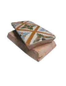 Loza rectangular de arista