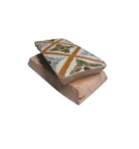 Loza rectangular de arista