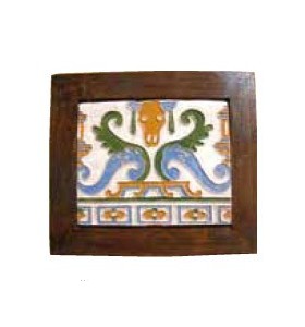 Loza cuadrada de arista